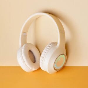 Folding LED Bluetooth Headset with Type-C Fast Charging and Noise-Cancellation