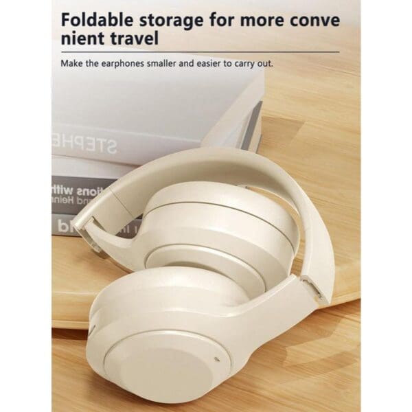 Wireless Over-Ear Bluetooth Headset with Noise-Cancellation for Gaming and Mobile Devices - Image 4