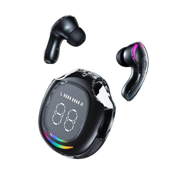 Wireless Bluetooth Headset with ENC and LED Display