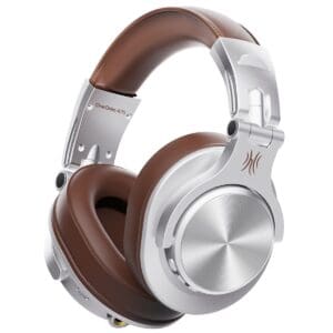 Wired & Wireless Bluetooth 5.2 Over-Ear DJ Headphones with Mic