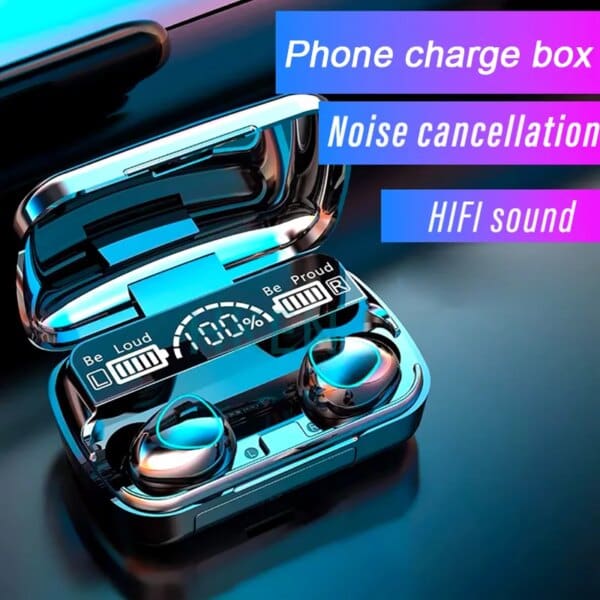 TWS Wireless Bluetooth Earbuds with Charge Box - Image 2