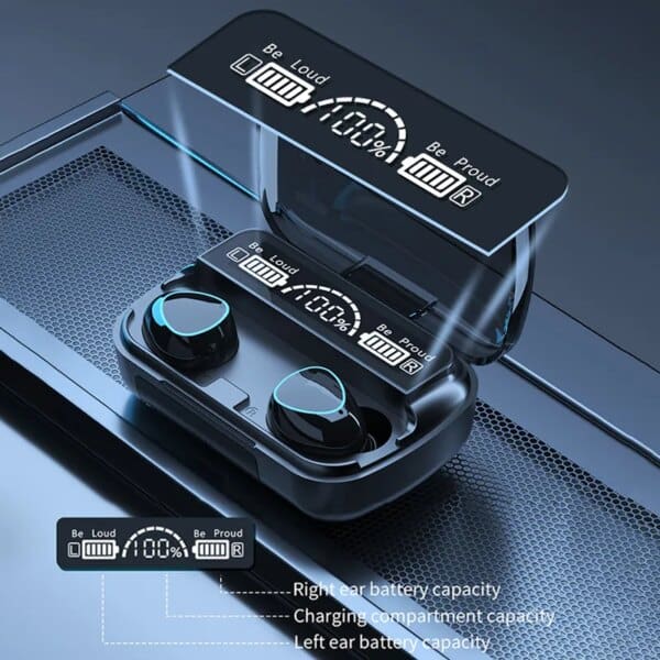 TWS Wireless Bluetooth Earbuds with Charge Box - Image 3