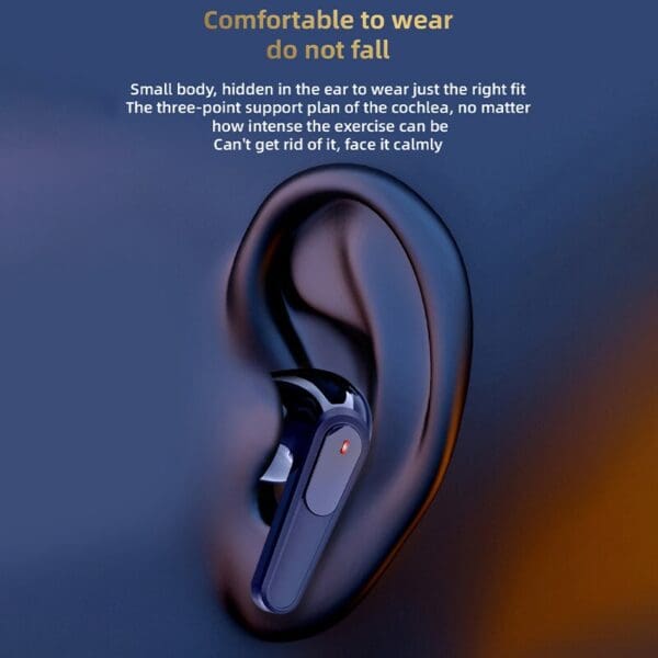 TWS Pro60 Wireless Bluetooth Noise-Cancelling Earbuds with Mic - Image 5