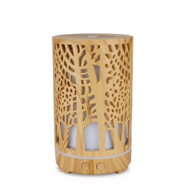 200ml Ultrasonic Wood Grain Aroma Diffuser - Image 8