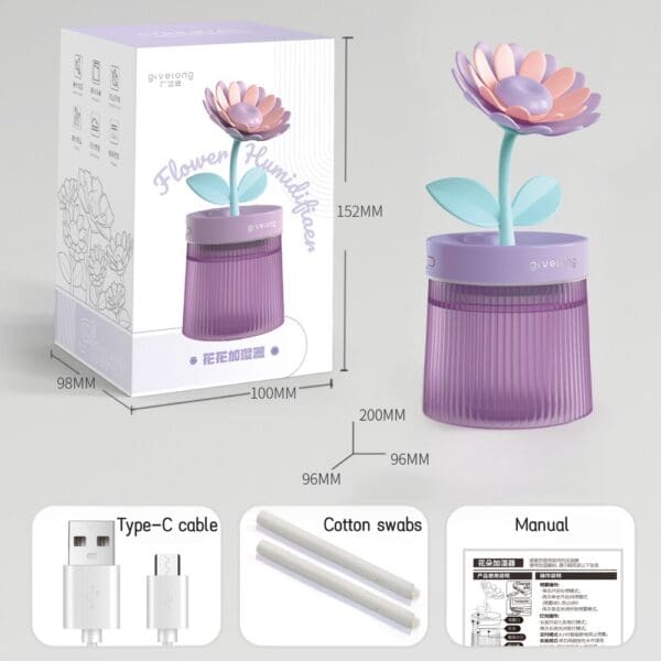 Sunflower USB Ultrasonic Cool Water Aroma Diffuser - Image 6