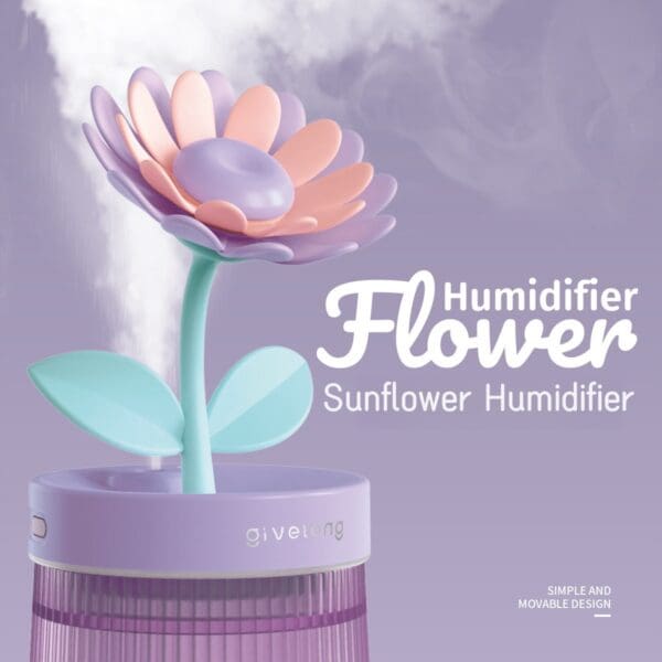 Sunflower USB Ultrasonic Cool Water Aroma Diffuser - Image 4