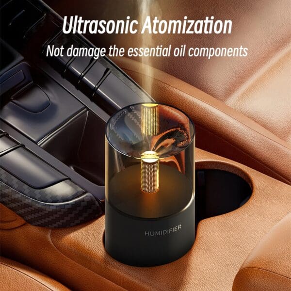 Candlelight Aroma Diffuser USB Ultrasonic Mist Maker - Image 4