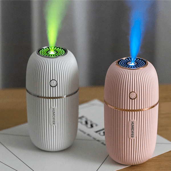 300ML Ultrasonic USB Aroma Diffuser with Color Night Lamp