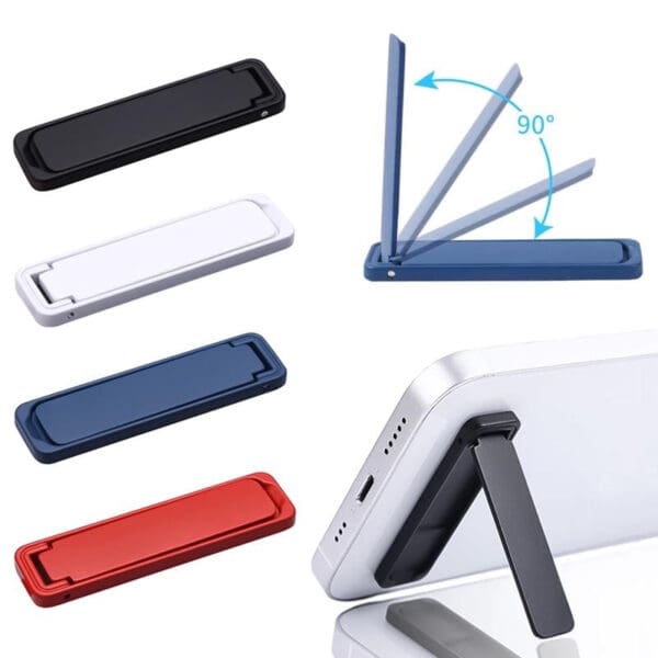 Ultra Thin Mini Metal Folding Mobile Phone Holder - Image 2