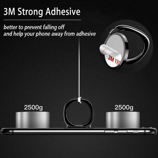 Magnetic Finger Ring Holder for Smartphones - Image 4