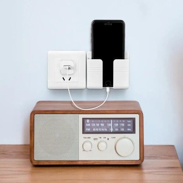 Universal Wall Mounted Phone Holder & Charging Dock