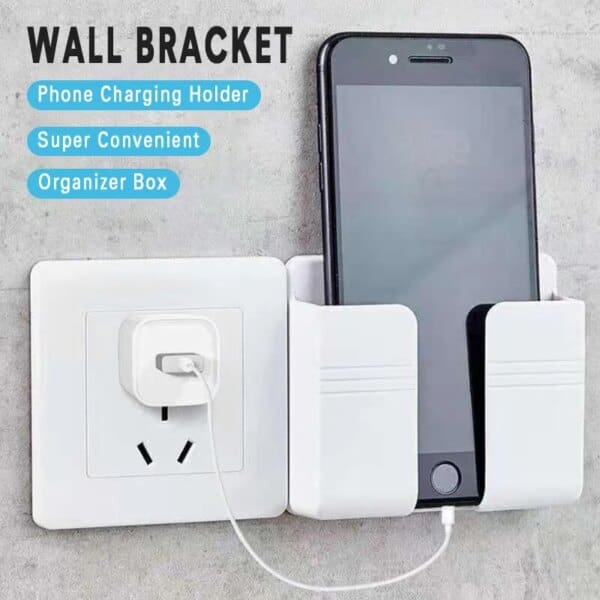 Universal Wall Mounted Phone Holder & Charging Dock - Image 2