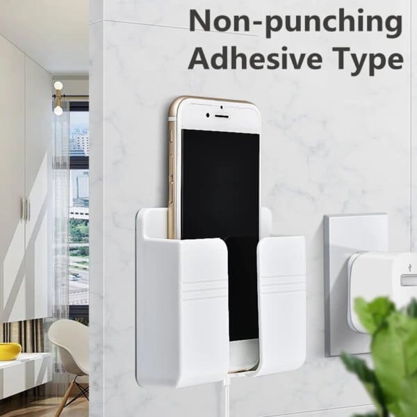 Universal Wall Mounted Phone Holder & Charging Dock - Image 3