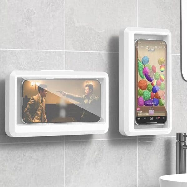 Shower-Proof Phone Holder