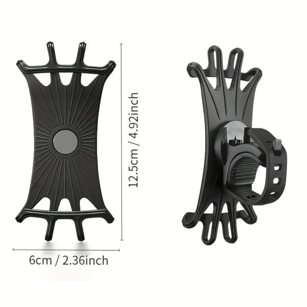 360° Rotatable Silicone Bike & Motorcycle Phone Holder - Image 6