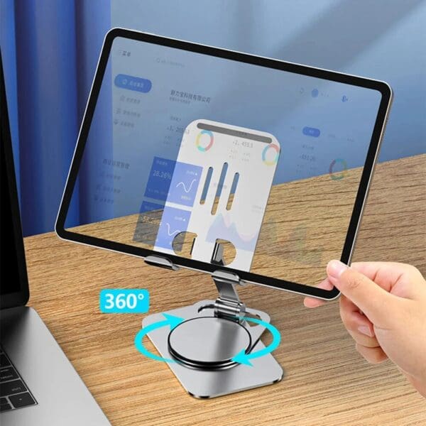 360 Degree Rotating Foldable Mobile & Tablet Stand - Image 3