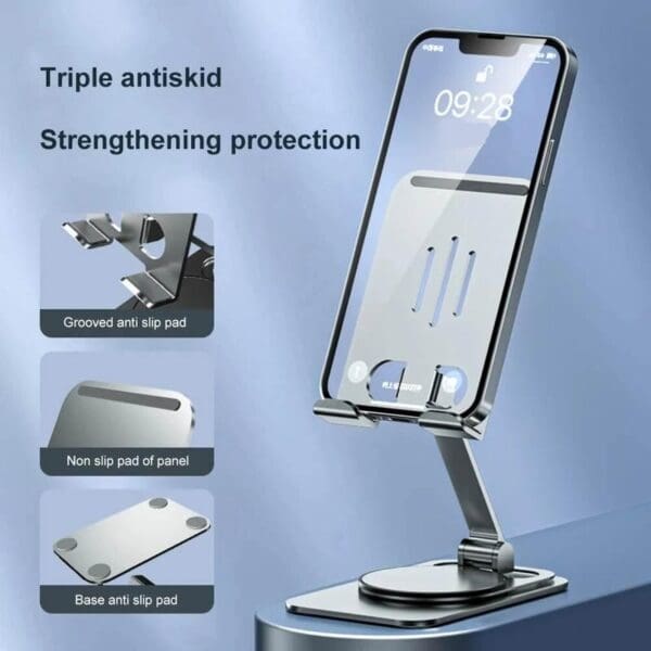 360 Degree Rotating Foldable Mobile & Tablet Stand - Image 5