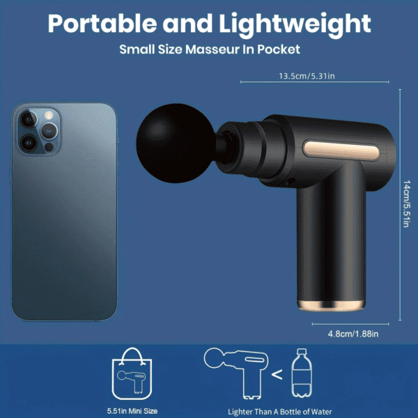 Portable Electric Percussion Massage Gun - Image 3