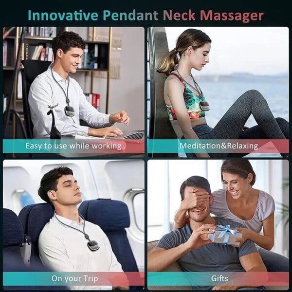 Mini Smart Neck and Shoulder Massager with Heat - Image 4