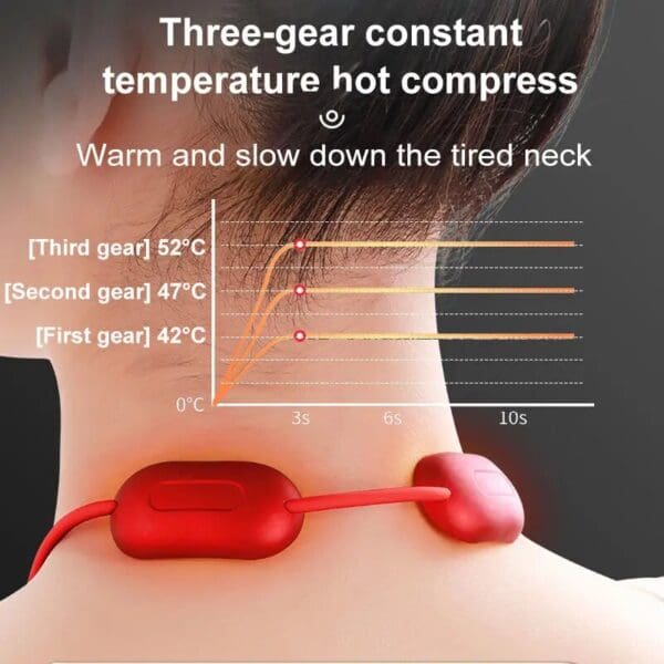 Mini Smart Neck and Shoulder Massager with Heat - Image 6