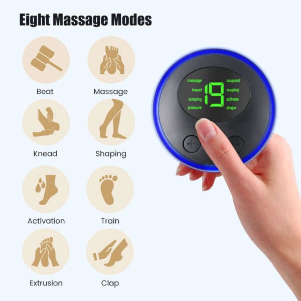 Mini Portable EMS Neck and Shoulder Massager for Pain Relief and Muscle Relaxation - Image 5