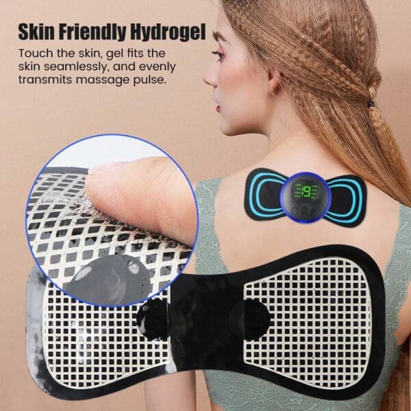 Mini Portable EMS Neck and Shoulder Massager for Pain Relief and Muscle Relaxation - Image 7