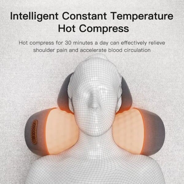 Electric Cervical Neck Pillow with Heat and Vibration Massage - Image 4