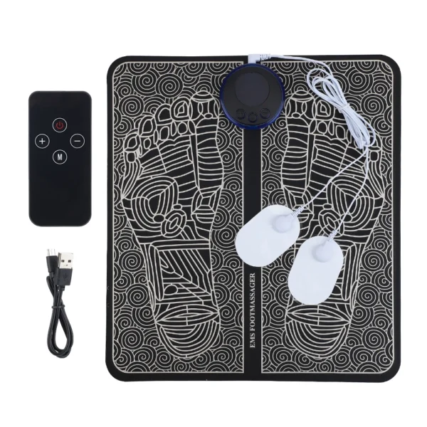 Electric EMS Foot Massager Mat - Pain Relief & Muscle Stimulation