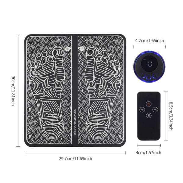 Electric EMS Foot Massager Mat - Pain Relief & Muscle Stimulation - Image 9