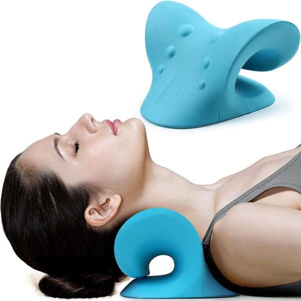 Neck Stretcher and Massager for Pain Relief and Cervical Correction - Image 2