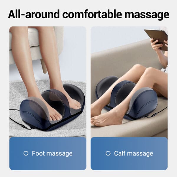 Electric Calf Leg and Foot Massager with Hot Compress and Remote Control - Image 4