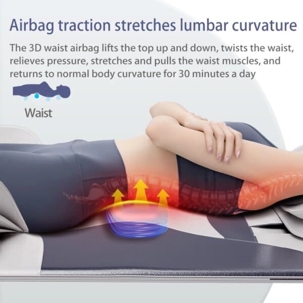 Electric Full Body Heated Massage Mattress with Airbag and Vibration - Image 5