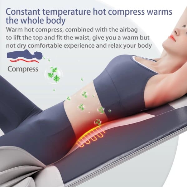 Electric Full Body Heated Massage Mattress with Airbag and Vibration - Image 6