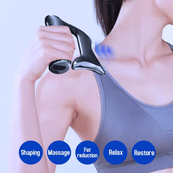 Electric Guasha Scraper and EMS Body Massager for Muscle Pain Relief - Image 2