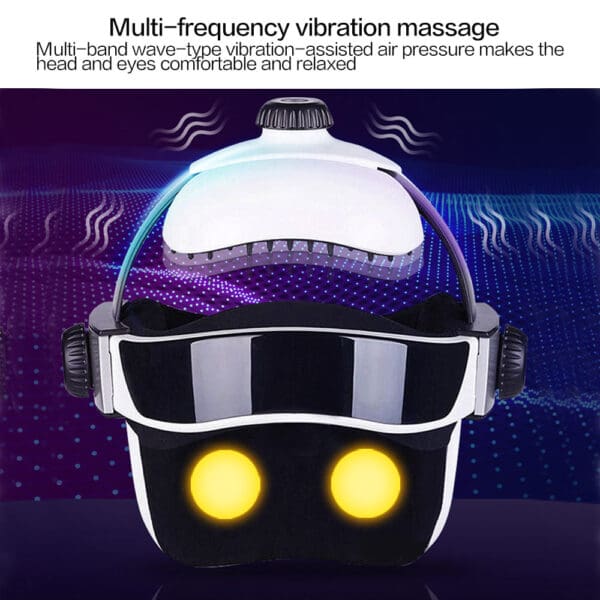 Electric Head Massager Helmet with Infrared and Music - Image 8