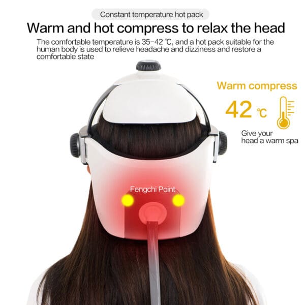 Electric Head Massager Helmet with Infrared and Music - Image 7