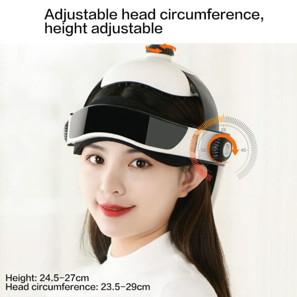 Electric Head Massager Helmet with Infrared and Music - Image 10