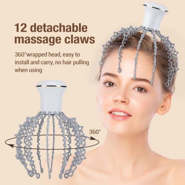 12-Claws Electric Head Scalp Massager - Image 3