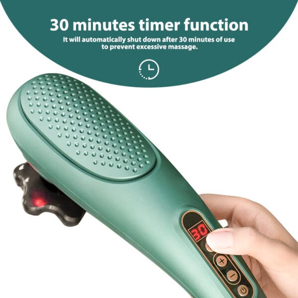 15-Level Deep Tissue Massage Stick with Wireless Heating & Vibration - Image 6