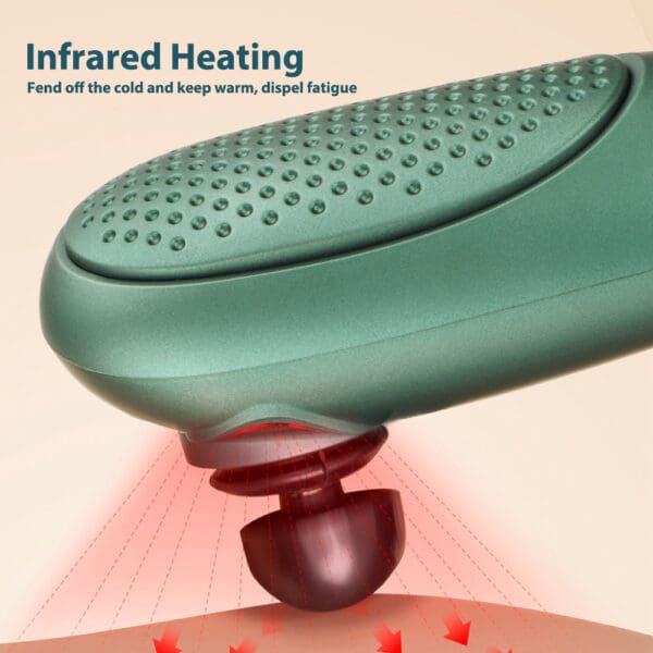 15-Level Deep Tissue Massage Stick with Wireless Heating & Vibration - Image 4