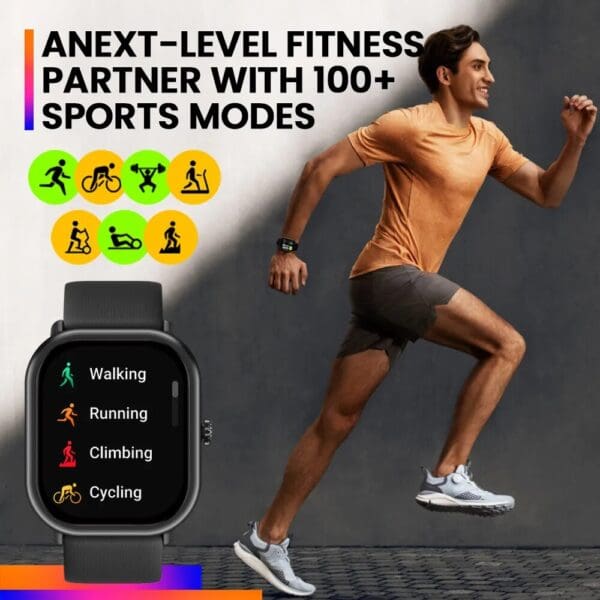 Voice Calling Smart Watch with Ultra-big HD AMOLED Screen and Health Tracking - Image 2