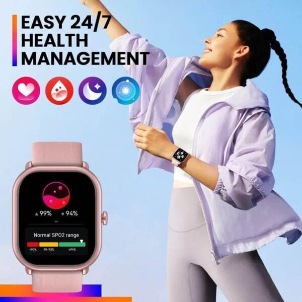 Voice Calling Smart Watch with Ultra-big HD AMOLED Screen and Health Tracking - Image 4