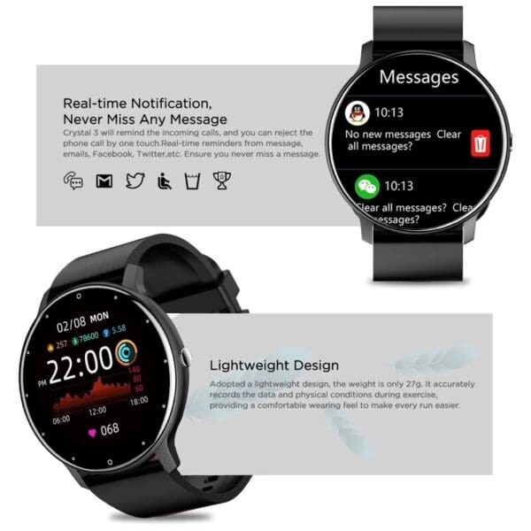 Smart Watch: Real-time Activity Tracker & Heart Rate Monitor - Image 6