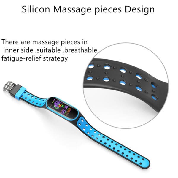 Two-Color Silicone Strap for Xiaomi Mi Band 3/4/5/6/7 - Image 3