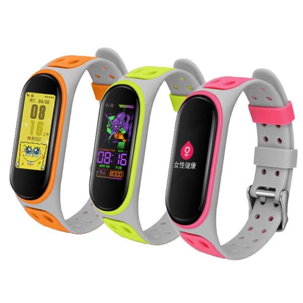 Two-Color Silicone Strap for Xiaomi Mi Band 3/4/5/6/7 - Image 6