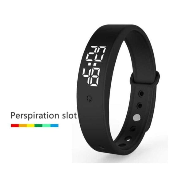 Waterproof LED Smart Bracelet with Body Temperature Monitor and Vibration Alarm - Image 5