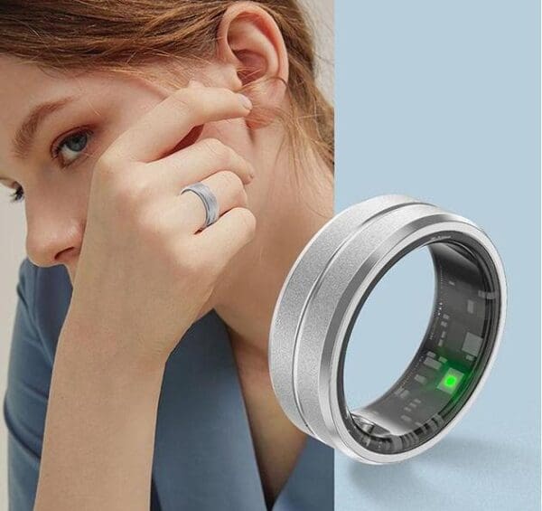 Smart Ring - Waterproof Health Monitor with Heart Rate, Sleep, Blood Oxygen Tracking