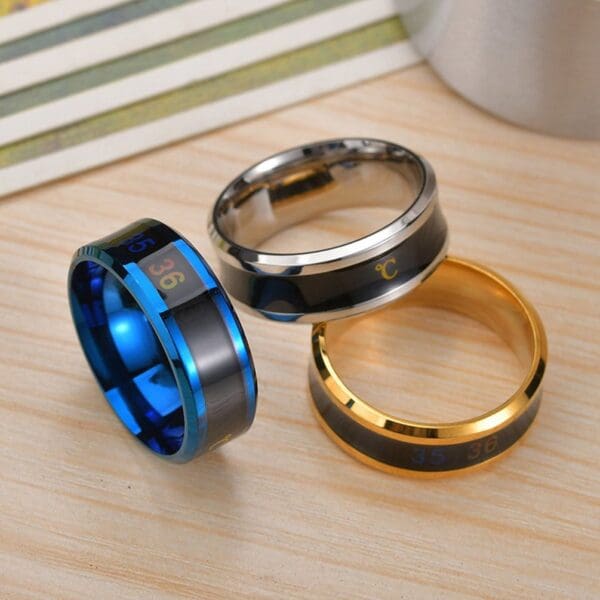 Smart Sensor Stainless Steel Temperature Ring - Image 4