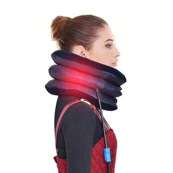 3-Layer Inflatable Neck Traction Device - Pain Relief and Cervical Support