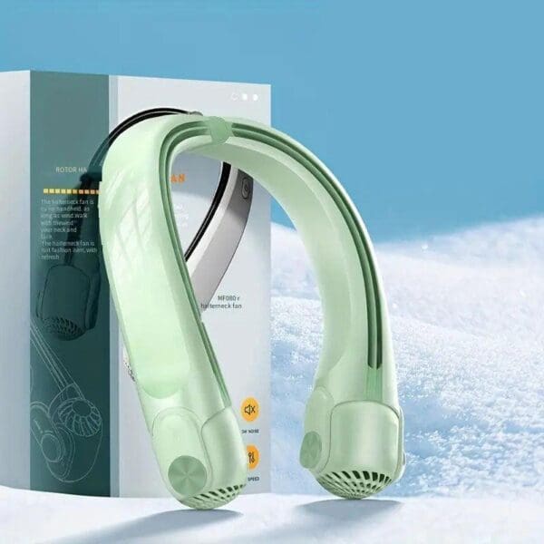 Portable Wearable Neck Fan - Rechargeable Bladeless Air Conditioner